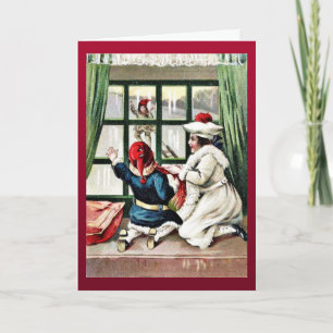 Tarjeta Festiva Buenos Navidades viejos