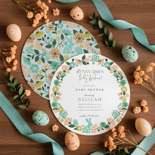 Tarjeta Festiva Buey Baby Shower Bow