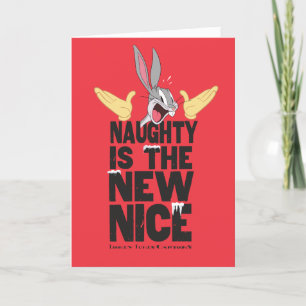 Tarjeta Festiva BUGS BUNNY™ "La traviesa es el nuevo lindo"