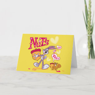 Tarjeta Festiva Bugs Bunny  Nueces para ti