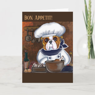 Tarjeta Festiva Bulldog