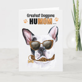 Tarjeta Festiva Bulldog francés: El día de la madre en HuMOM