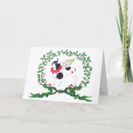 Tarjeta Festiva ¡Bulldog francés QUE RASPA PARA la ALEGRÍA!