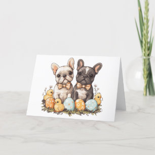 Tarjeta Festiva Bulldoges de Pascua