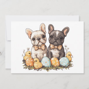 Tarjeta Festiva Bulldoges de Pascua