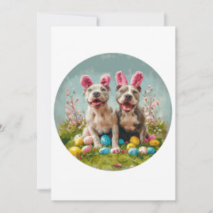 Tarjeta Festiva Bulldoges del foso de Pascua