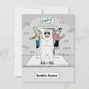 Tarjeta Festiva Bumbles Bouncer