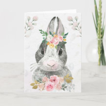 Bunny Cute Easter Watercolor