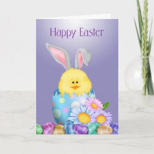Tarjeta Festiva Bunny In Egg Easter
