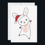 Tarjeta Festiva Bunny Merry Christmas Winter Animals Conejos Adult<br><div class="desc">El conejo para Navidades con luces de hadas. Animales divertidos con regalos y nieve para las vacaciones. También es gracioso para los Navidades en julio. Hasen son animales dulces y perfectos para los Navidades.</div>