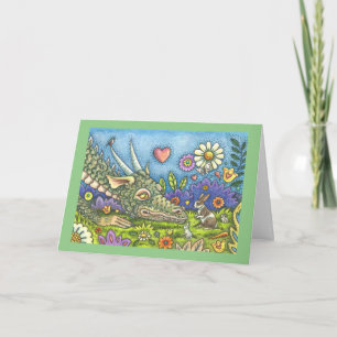 Tarjeta Festiva BUNNY TRAIL FANTASY Blank