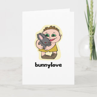 Tarjeta Festiva Bunnylove