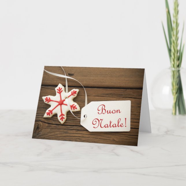 Tarjeta Festiva Buon Natale (Anverso)