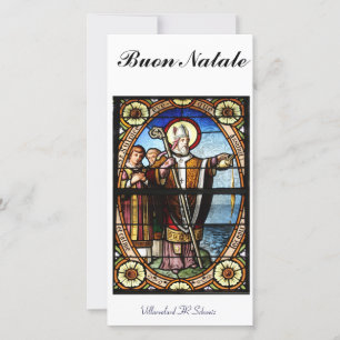 Tarjeta Festiva Buon Natale Fotokarte