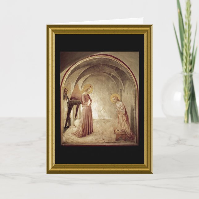 Tarjeta Festiva Buon natale - Hail Mary en italiano (Anverso)