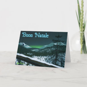 Tarjeta Festiva Buon Natale - Noche Silenciosa