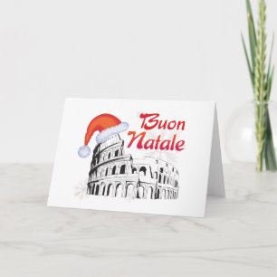 Tarjeta Festiva Buon Natale romaní