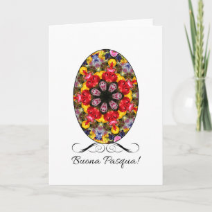 Tarjeta Festiva Buona Pasqua Italia Feliz Pascua