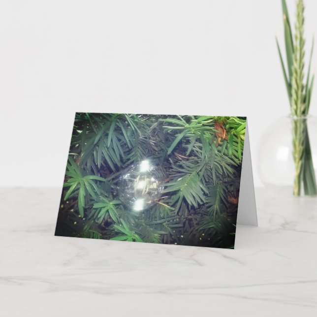 Tarjeta Festiva Burbuja de Vacaciones (Anverso)