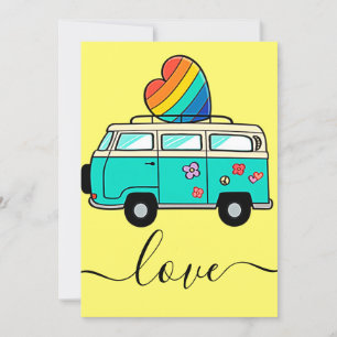 Tarjeta Festiva bus de amor