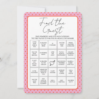 Tarjeta Festiva Buscar el juego invitado