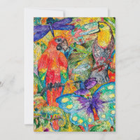 Butterfly Dragonfly Canvas print | funny gift
