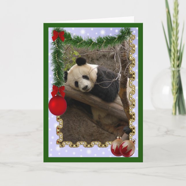 Tarjeta Festiva c-panda-21-c (Anverso)