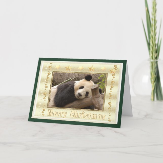 Tarjeta Festiva c-panda-296 (Anverso)