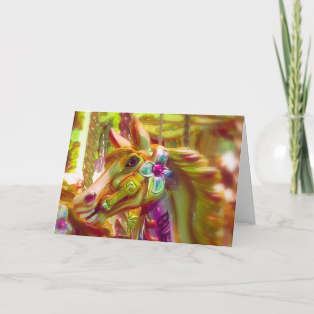 Tarjeta Festiva Caballo de paso (Anverso)