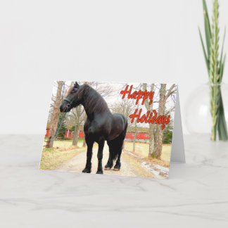 Tarjeta Festiva Caballo Holidays.jpg feliz