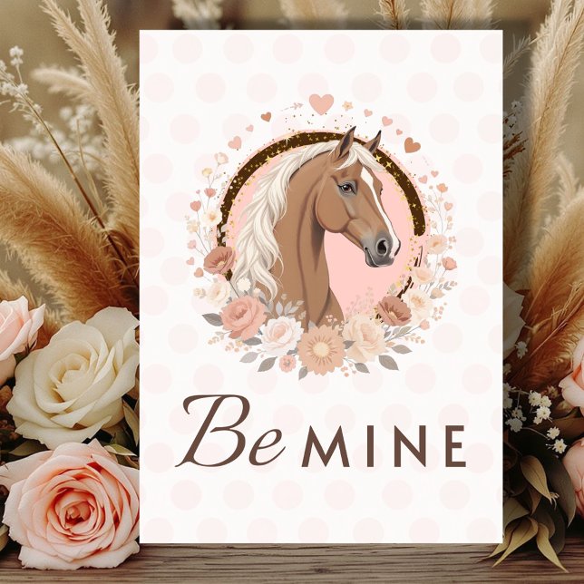 Tarjeta Festiva Caballo San Valentín Haflinger  (Subido por el creador)