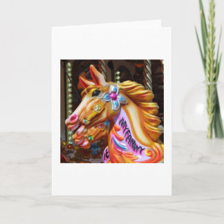 Tarjeta Festiva Caballos en curso