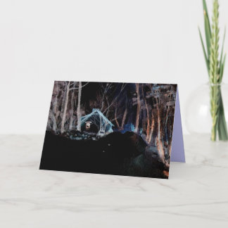 Tarjeta Festiva cabaña