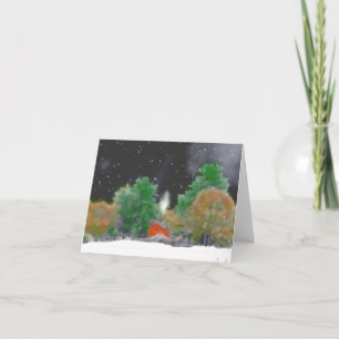 Tarjeta Festiva Cabin de Kentucky