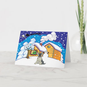 Tarjeta Festiva cabina alemana del shepard
