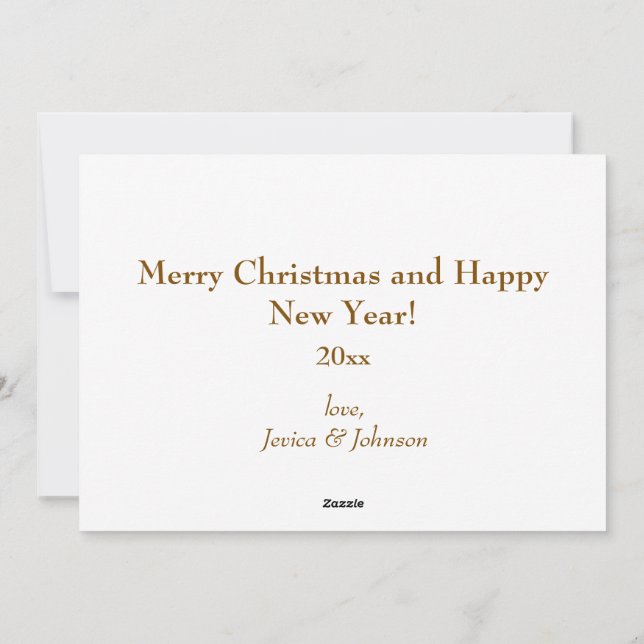 Tarjeta Festiva Cabina de Invierno y Snowman | Navidades de acuare (Reverso)