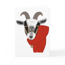 Cabra Cuta con una bufanda