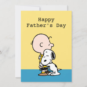 Tarjeta Festiva Cacahuetes   Abrazo del Día del Padre Feliz