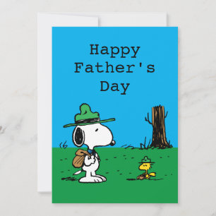 Tarjeta Festiva Cacahuetes   Campers del Día del Padre Feliz