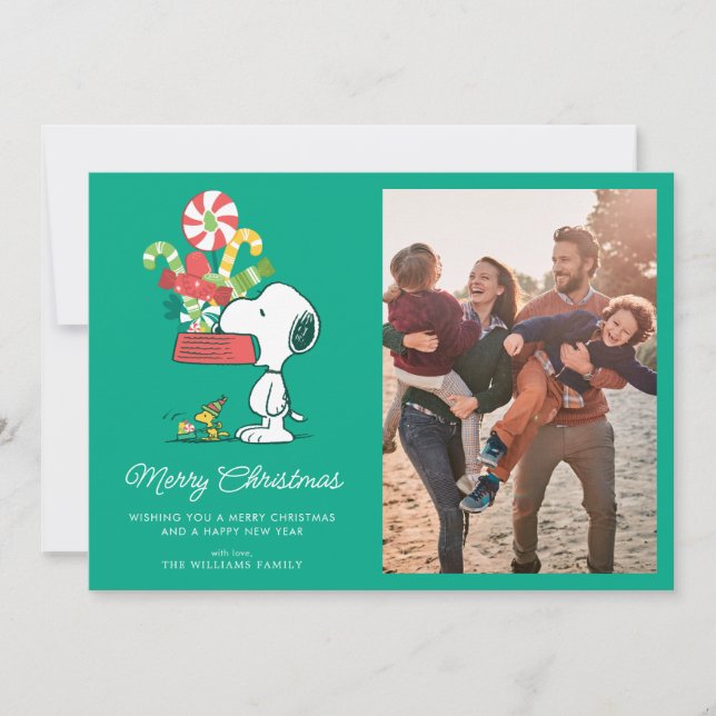 Tarjeta Festiva Cacahuetes | Cuantos más mejor (Anverso)