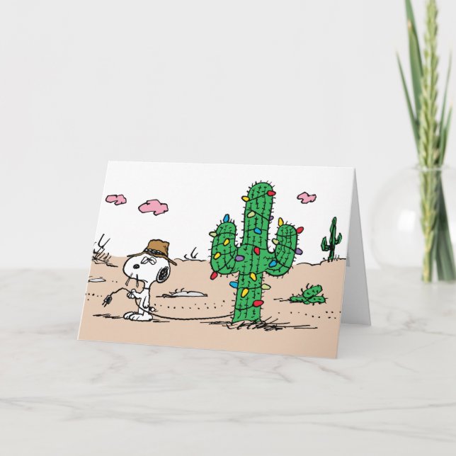 Tarjeta Festiva Cacahuetes | Decoraciones de Spike para el feriado (Anverso)