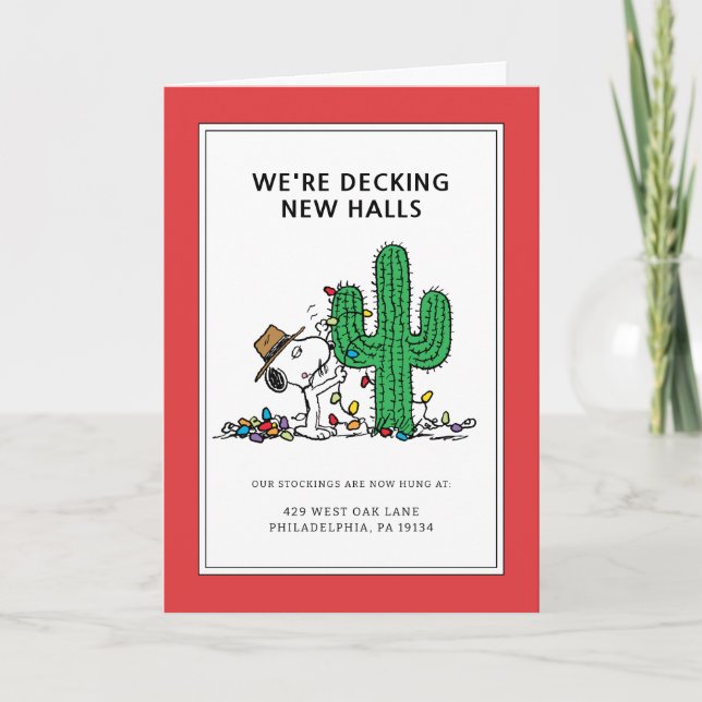 Tarjeta Festiva Cacahuetes | Decoraciones de Spike para Navidades (Anverso)