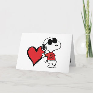 Tarjeta Festiva Cacahuetes Día de San Valentín de Joe Cool