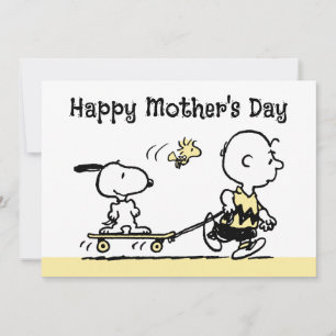 Tarjeta Festiva Cacahuetes   Feliz Día de la Madre Skateboard