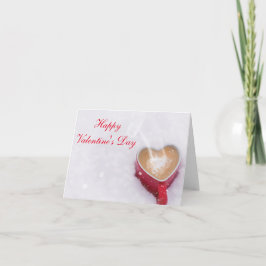 Tarjeta Festiva Cacao horizontal del "el día de San Valentín