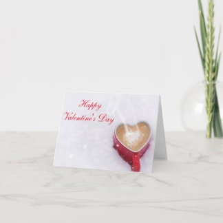 Tarjeta Festiva Cacao horizontal del "el día de San Valentín