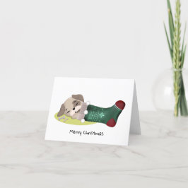 Tarjeta Festiva Cachorro festivo