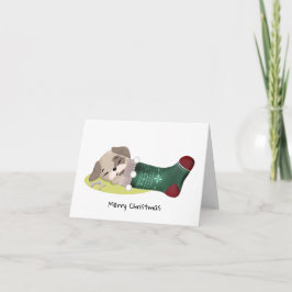 Tarjeta Festiva Cachorro festivo