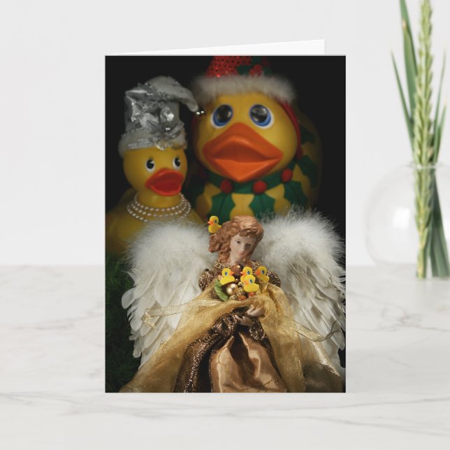 Tarjeta Festiva ¡Cachorros de vacaciones! (Anverso)