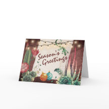 Cacti y los suculentos Navidades de la temporada d